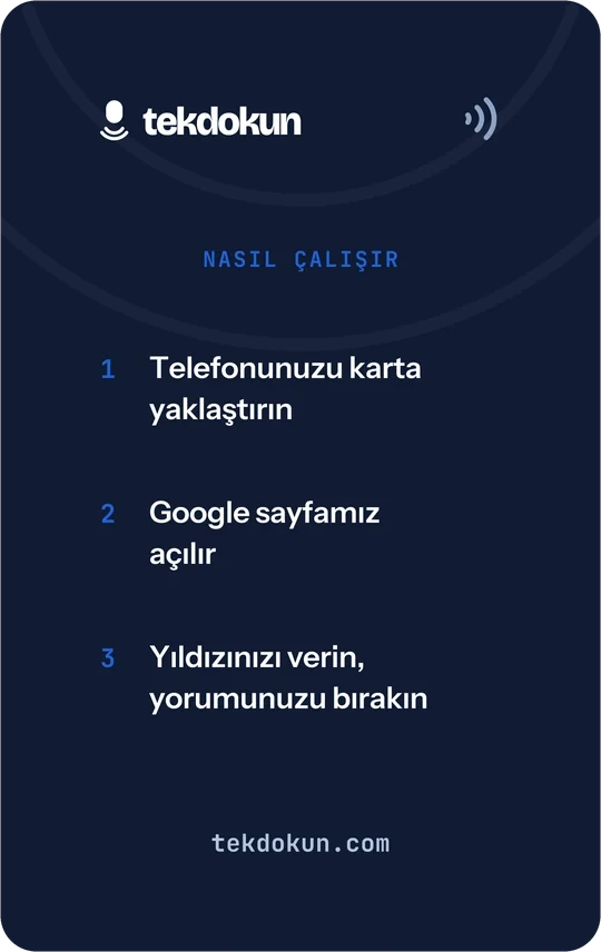 Kartın arka yüzü, koyu