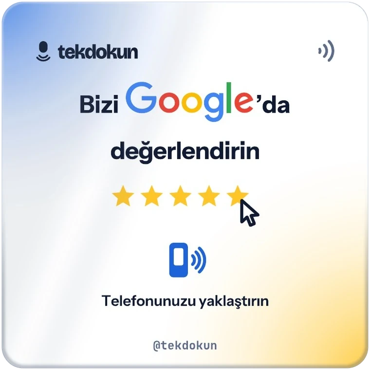 Google kartı, beyaz, 8 × 8 cm pleksi